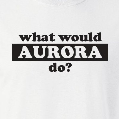I Love Aurora T shirt I Heart Aurora Tee